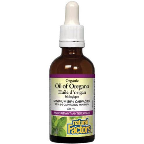 Natural Factors Oil of Oregano 60ml Cough, Cold & Flu at Village Vitamin Store