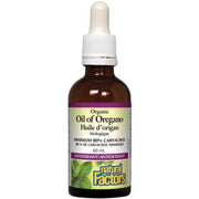 Natural Factors Oil of Oregano 60ml Cough, Cold & Flu at Village Vitamin Store