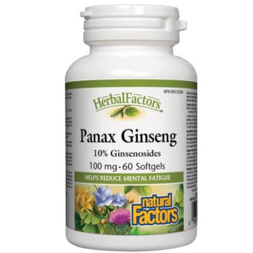 Natural Factors Panax Ginseng 60 Softgels Supplements at Village Vitamin Store