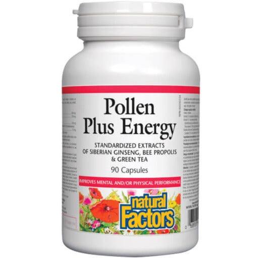 Natural Factors Pollen Plus Energy 90 Caps Supplements at Village Vitamin Store