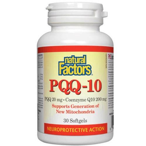 Natural Factors PQQ-10 200mg 30 Softgels-Village Vitamin Store
