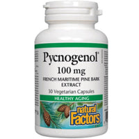 Natural Factors Pycnogenol 100mg 30 Veggie Caps Supplements at Village Vitamin Store