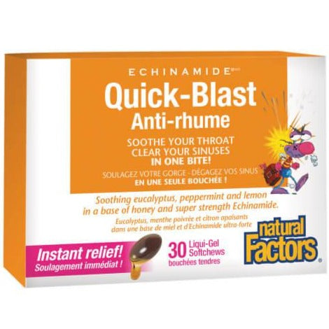 Natural Factors Quick Blast 30 Softgels Supplements at Village Vitamin Store