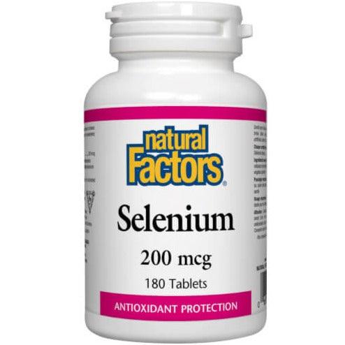 Natural Factors Selenium 200mcg 180 Tabs Minerals at Village Vitamin Store