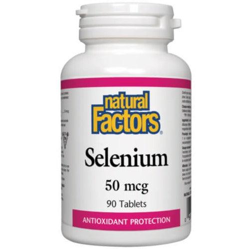 Natural Factors Selenium 50mcg - 90 Tabs Minerals at Village Vitamin Store