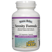 Natural Factors Stress-Relax Serenity Formula 120 Veggie Caps Supplements - Stress at Village Vitamin Store
