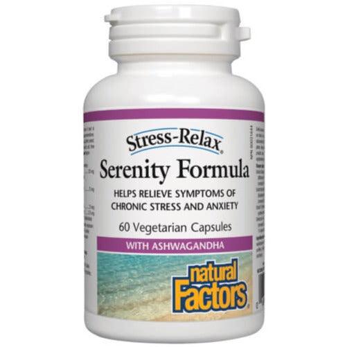 Natural Factors Serenity Formula 60 Veggie Caps Supplements - Stress at Village Vitamin Store