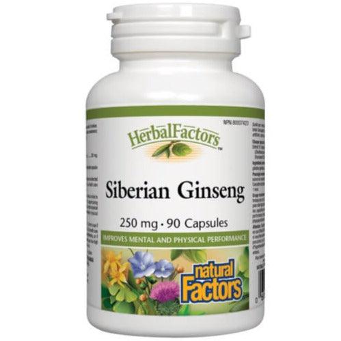 Natural Factors Siberian Ginseng 250mg 90 Caps Supplements at Village Vitamin Store