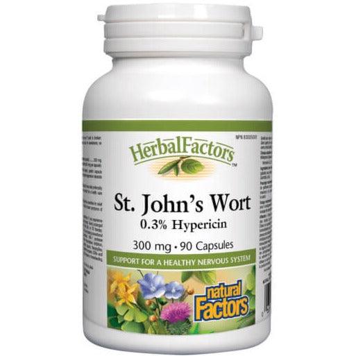Natural Factors St. Johns Wort 300mg 90 Caps Supplements at Village Vitamin Store