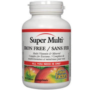 Natural Factors Super Multi Iron Free 90 Tabs Vitamins - Multivitamins at Village Vitamin Store