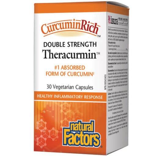 Natural Factors Theracurmin Double Strength 60mg 30 Veggie Caps Supplements - Turmeric at Village Vitamin Store
