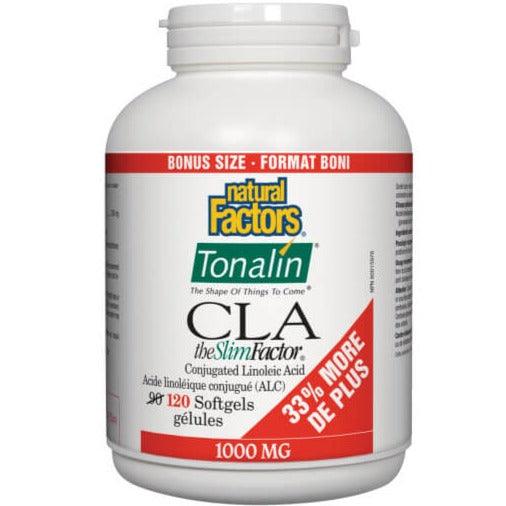 Natural Factors Tonalin CLA The Slim Factor 1000mg 120 Softgels Supplements - Weight Loss at Village Vitamin Store