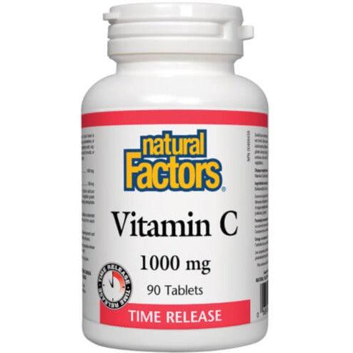 Natural Factors Vitamin C 1000mg Time Release 90 Tabs Vitamins - Vitamin C at Village Vitamin Store