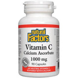 Natural Factors Vitamin C Calcium Ascorbate 1000mg 90 Capsules Vitamins - Vitamin C at Village Vitamin Store