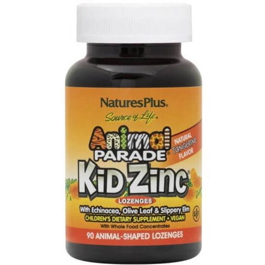 Natures Plus Animal Parade Kid Zinc Tangerine Flavour 90 Lozenges Supplements - Kids at Village Vitamin Store