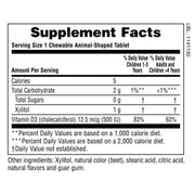 Natures Plus Animal Parade Sugar Free Vitamin D3 500IU Children's 90 Chewables Supplements - Kids at Village Vitamin Store