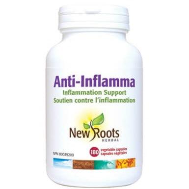 New Roots Anti Inflamma 600mg 180 Vegetable Capsules-Village Vitamin Store