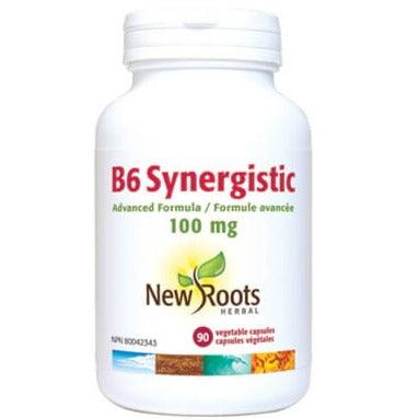 New Roots Vitamin B6 Synergistic 100 mg (90 VCaps) Vitamins - Vitamin B at Village Vitamin Store