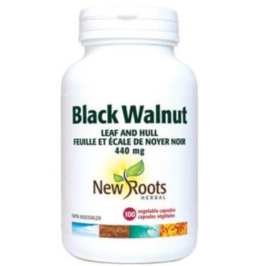 New Roots Herbal - Black Walnut Leaf and Hull 440mg 100 Veggie Caps Supplements at Village Vitamin Store