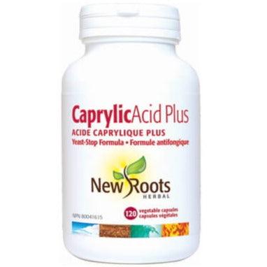 New Roots Caprylic Acid Plus 120 Vegetable Capsules-Village Vitamin Store