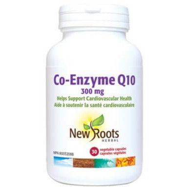 New Roots Co-Enzyme Q10-300 mg 30 Veggie Caps Supplements - Cardiovascular Health at Village Vitamin Store