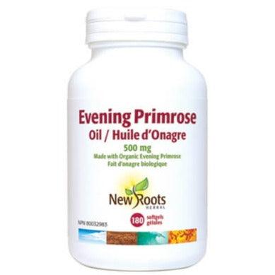 New Roots Evening Primrose 500mg 180 Softgels Supplements - EFAs at Village Vitamin Store