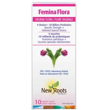 New Roots Femina Flora 10 Vaginal Ovules Supplements - Women's Probiotics at Village Vitamin Store