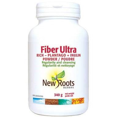 New Roots Fiber Ultra Rich - Plantago+ Inulin 340g Powder Supplements - Digestive Health at Village Vitamin Store