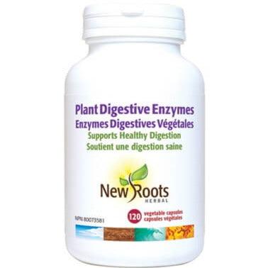 New Roots Plant Digestive Enzyme 120 Veggie Caps Supplements - Digestive Enzymes at Village Vitamin Store