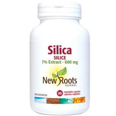 New Roots Silica 7% Extract 600mg 90 Veggie Caps Supplements - Hair Skin & Nails at Village Vitamin Store