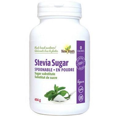New Roots Stevia Sugar Spoonable 454g Powder Food Items at Village Vitamin Store