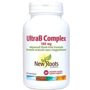 New Roots Ultra B Complex 100mg 60 Veggie Caps Vitamins - Vitamin B at Village Vitamin Store