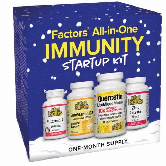 Natural Factors All-in-One Immunity Startup Kit One Month Supply Supplements - Immune Health at Village Vitamin Store
