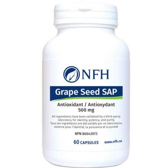 NFH Grape Seed SAP 60 Veggie Caps Supplements at Village Vitamin Store