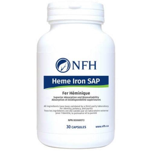 NFH Heme Iron SAP 30 Caps Minerals - Iron at Village Vitamin Store