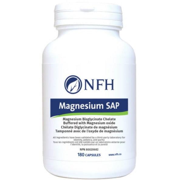 NFH Magnesium SAP 180 Caps Minerals - Magnesium at Village Vitamin Store