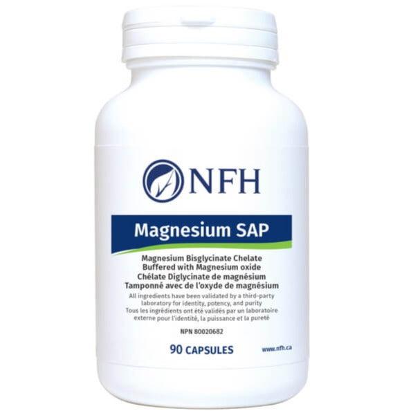 NFH Magnesium SAP 90 Caps Minerals - Magnesium at Village Vitamin Store