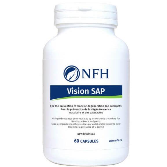 NFH Vision SAP 60 Veggie Caps Supplements - Eye Health at Village Vitamin Store