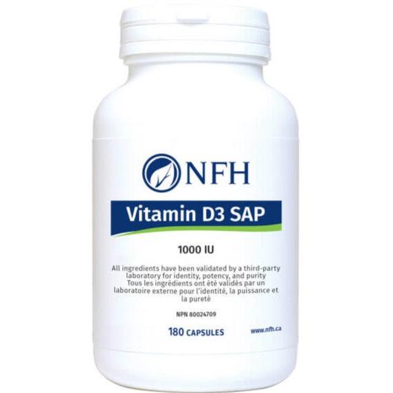 NFH Vitamin D3 SAP 180 Capsules Vitamins - Vitamin D at Village Vitamin Store