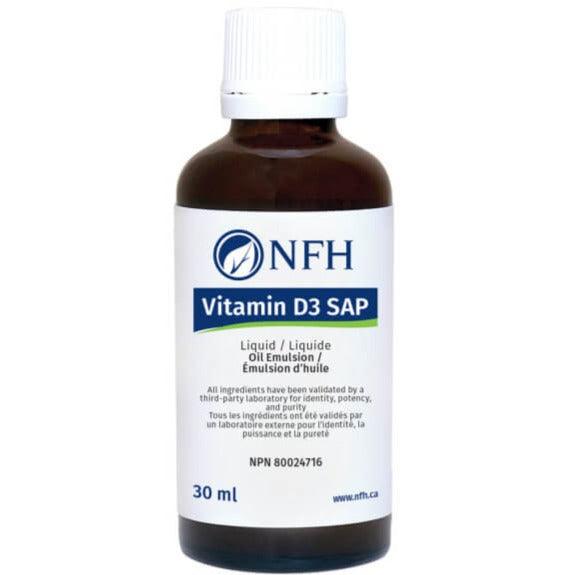 NFH Vitamin D3 SAP Drops 30 ML Vitamins - Vitamin D at Village Vitamin Store