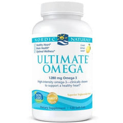 Ultimate Omega, Lemon, 1,280 mg, 120 Soft Gels (640 mg per Soft Gel)