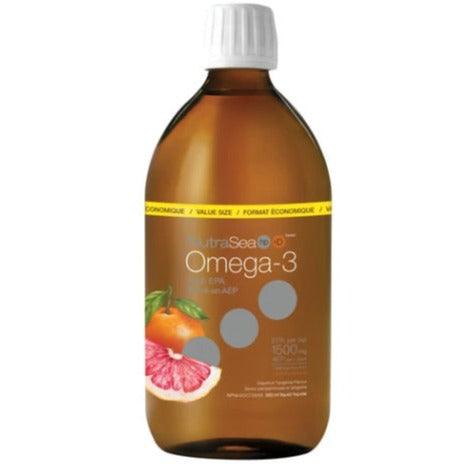 NutraSea hp+D Grapefruit Tangerine High EPA 500ML Supplements - EFAs at Village Vitamin Store