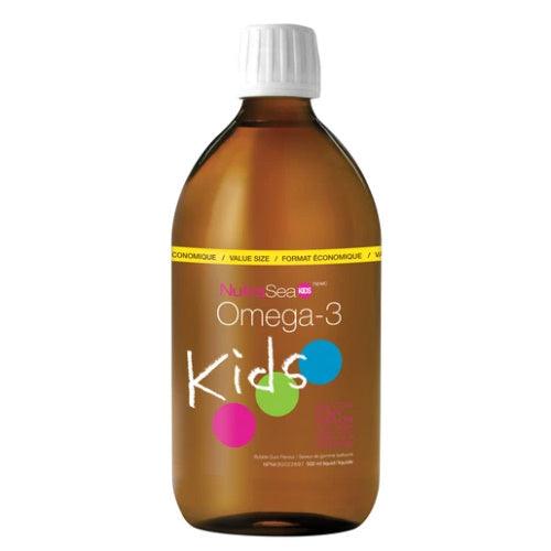 NutraSea Kids Omega-3 Bubblegum 500 mL Supplements - Kids at Village Vitamin Store