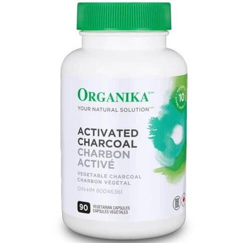 Organika Activated Vegetable Charcoal 90 Veggie Caps Supplements at Village Vitamin Store