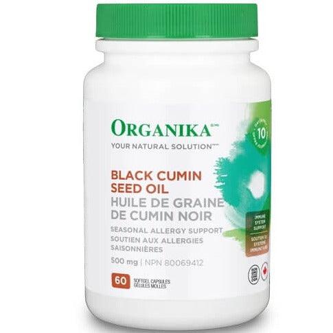 Organika Black Cumin Seed Oil 500mg 60 Softgel Caps Supplements at Village Vitamin Store