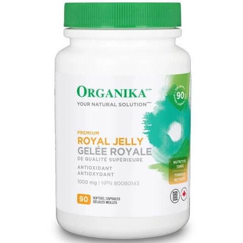Organika Premium Royal Jelly Antioxidant 1000mg 90 Softgel Caps Supplements at Village Vitamin Store