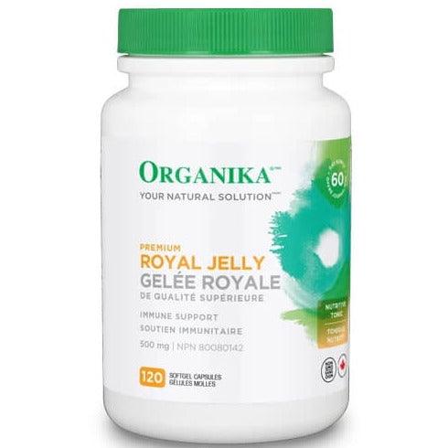 Organika Premium Royal Jelly Antioxidant 500mg 120 Softgel Caps Supplements at Village Vitamin Store