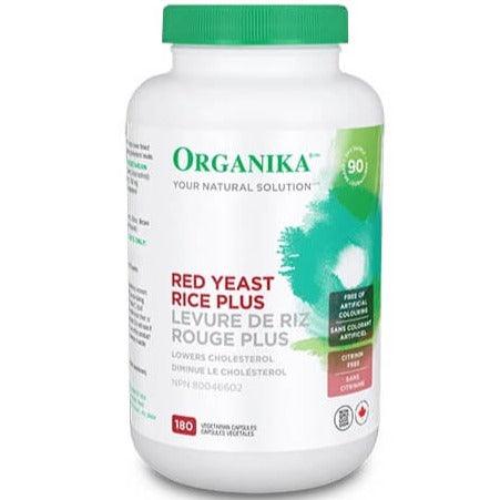 Organika Red Yeast Rice Plus 500mg 180 VCaps Supplements - Cholesterol Management at Village Vitamin Store