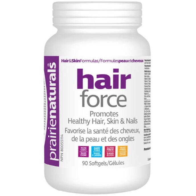 Prairie Naturals Hair Force 90 Softgels Supplements - Hair Skin & Nails at Village Vitamin Store