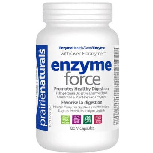 Prairie Naturals Enzyme-Force 120 Veggie Caps Supplements - Digestive Enzymes at Village Vitamin Store